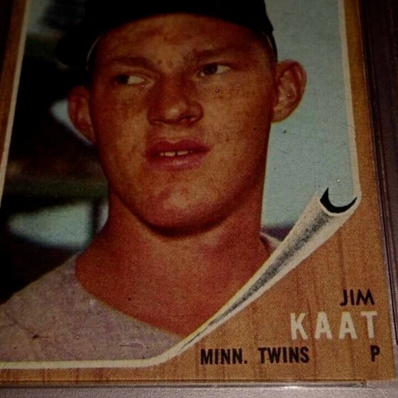1962 Topps Jim Kaat #21 Professionally Graded (PSA) NM-Near Mint of 7 Twins - Picture 4 of 6